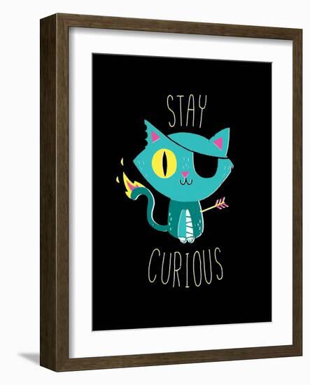 Stay Curious-Michael Buxton-Framed Art Print