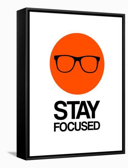 Stay Focused Circle 1-NaxArt-Framed Stretched Canvas