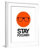 Stay Focused Circle 1-NaxArt-Framed Art Print