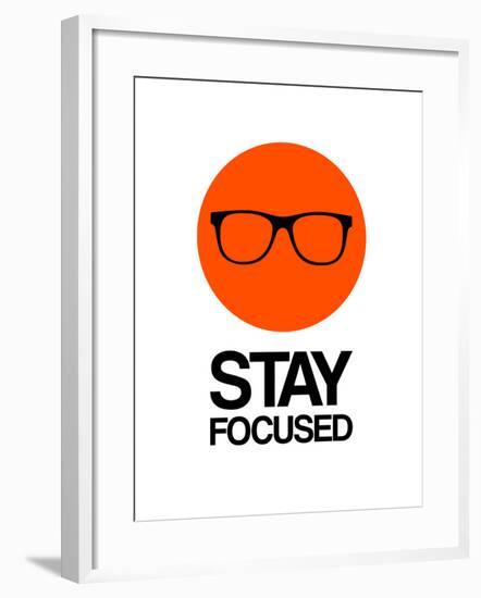 Stay Focused Circle 1-NaxArt-Framed Art Print