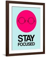 Stay Focused Circle 1-NaxArt-Framed Art Print