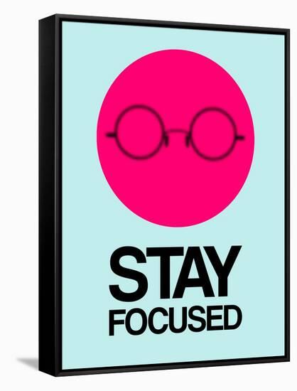 Stay Focused Circle 1-NaxArt-Framed Stretched Canvas