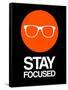 Stay Focused Circle 2-NaxArt-Framed Stretched Canvas