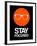 Stay Focused Circle 2-NaxArt-Framed Art Print