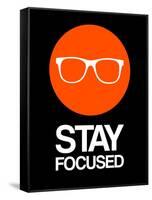 Stay Focused Circle 2-NaxArt-Framed Stretched Canvas