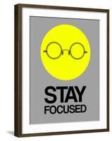 Stay Focused Circle 2-NaxArt-Framed Art Print