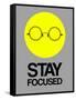 Stay Focused Circle 2-NaxArt-Framed Stretched Canvas