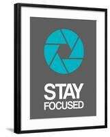 Stay Focused Circle 4-NaxArt-Framed Art Print