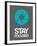 Stay Focused Circle 4-NaxArt-Framed Art Print