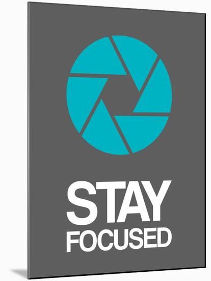 Stay Focused Circle 4-NaxArt-Mounted Art Print