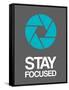 Stay Focused Circle 4-NaxArt-Framed Stretched Canvas