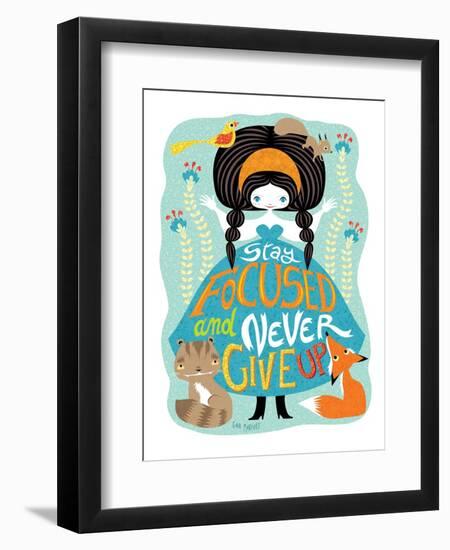 Stay Focused Doll-Gaia Marfurt-Framed Premium Giclee Print