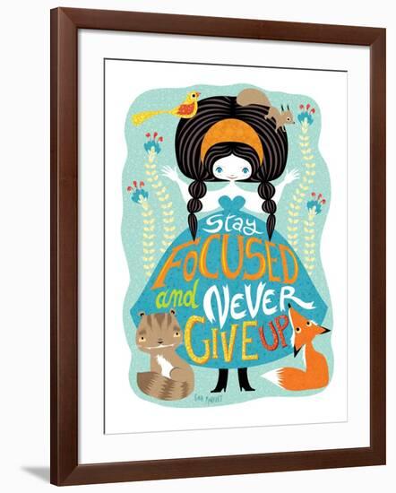 Stay Focused Doll-Gaia Marfurt-Framed Giclee Print