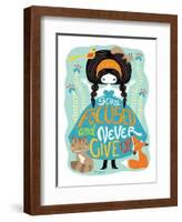 Stay Focused Doll-Gaia Marfurt-Framed Giclee Print