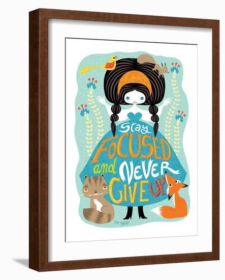 Stay Focused Doll-Gaia Marfurt-Framed Giclee Print