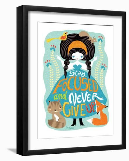 Stay Focused Doll-Gaia Marfurt-Framed Giclee Print