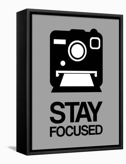 Stay Focused Polaroid Camera 1-NaxArt-Framed Stretched Canvas