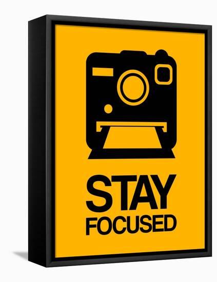 Stay Focused Polaroid Camera 2-NaxArt-Framed Stretched Canvas