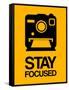 Stay Focused Polaroid Camera 2-NaxArt-Framed Stretched Canvas