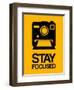 Stay Focused Polaroid Camera 2-NaxArt-Framed Art Print