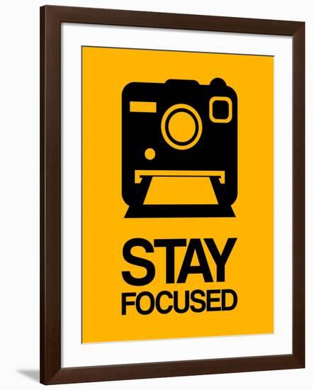 Stay Focused Polaroid Camera 2-NaxArt-Framed Art Print