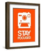 Stay Focused Polaroid Camera 3-NaxArt-Framed Art Print