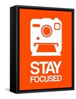 Stay Focused Polaroid Camera 3-NaxArt-Framed Stretched Canvas