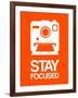 Stay Focused Polaroid Camera 3-NaxArt-Framed Art Print