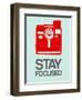 Stay Focused Polaroid Camera 4-NaxArt-Framed Art Print