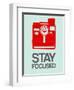 Stay Focused Polaroid Camera 4-NaxArt-Framed Art Print