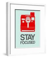 Stay Focused Polaroid Camera 4-NaxArt-Framed Art Print