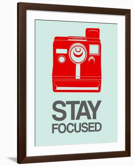 Stay Focused Polaroid Camera 4-NaxArt-Framed Art Print