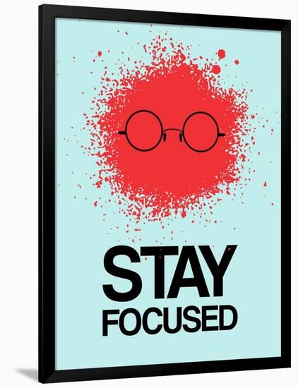 Stay Focused Splatter 1-NaxArt-Framed Art Print