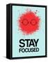 Stay Focused Splatter 1-NaxArt-Framed Stretched Canvas