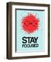 Stay Focused Splatter 1-NaxArt-Framed Art Print