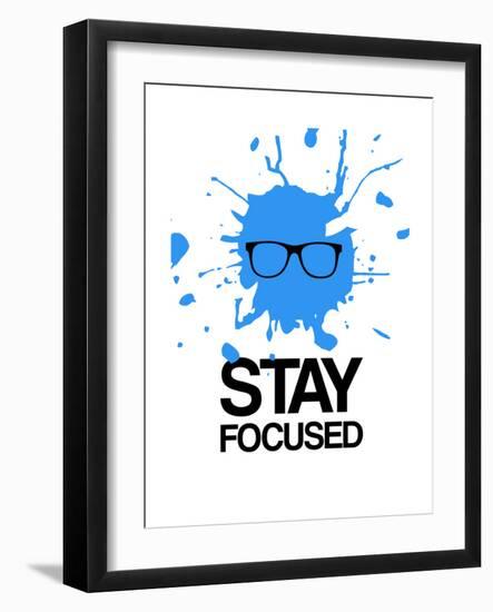 Stay Focused Splatter 2-NaxArt-Framed Art Print