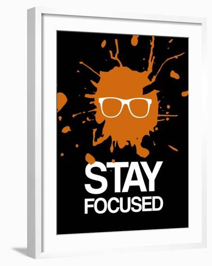 Stay Focused Splatter 3-NaxArt-Framed Art Print