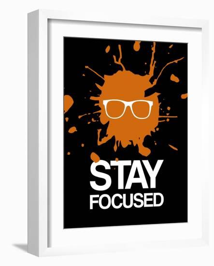 Stay Focused Splatter 3-NaxArt-Framed Art Print