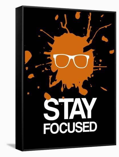 Stay Focused Splatter 3-NaxArt-Framed Stretched Canvas