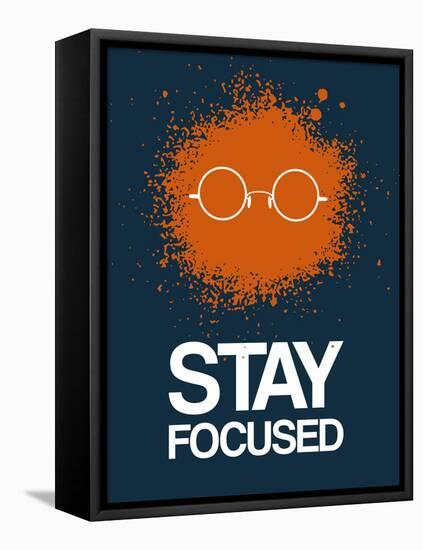 Stay Focused Splatter 4-NaxArt-Framed Stretched Canvas