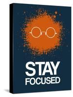 Stay Focused Splatter 4-NaxArt-Stretched Canvas