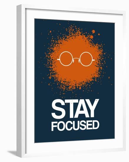 Stay Focused Splatter 4-NaxArt-Framed Art Print