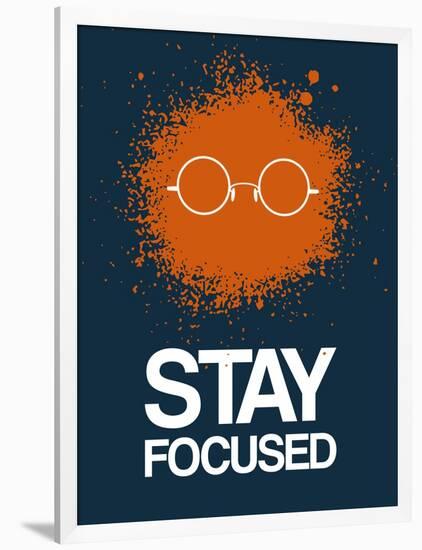 Stay Focused Splatter 4-NaxArt-Framed Art Print