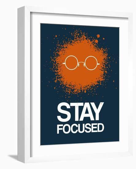 Stay Focused Splatter 4-NaxArt-Framed Art Print