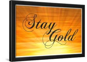 Stay Gold Ponyboy Print Poster-null-Lamina Framed Poster