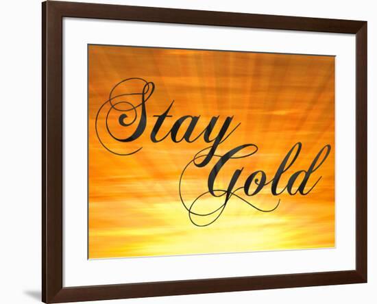 Stay Gold Ponyboy-null-Framed Poster