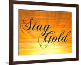 Stay Gold Ponyboy-null-Framed Poster