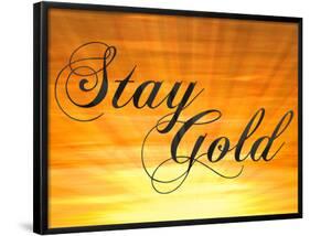 Stay Gold Ponyboy-null-Framed Poster