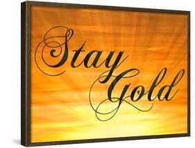 Stay Gold Ponyboy-null-Framed Poster