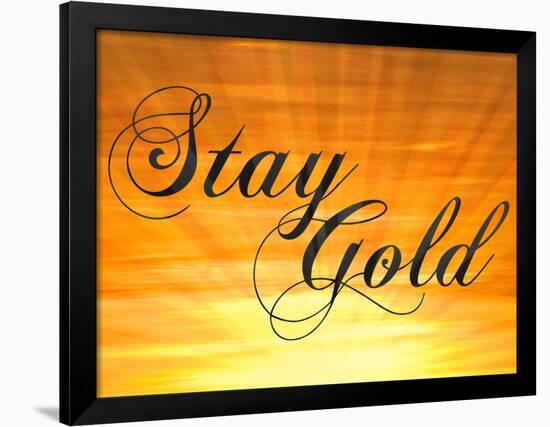 Stay Gold Ponyboy-null-Framed Poster